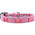 Pet Pal Pink Glitter Bow Widget Dog CollarLight Pink Size 14 PE799299